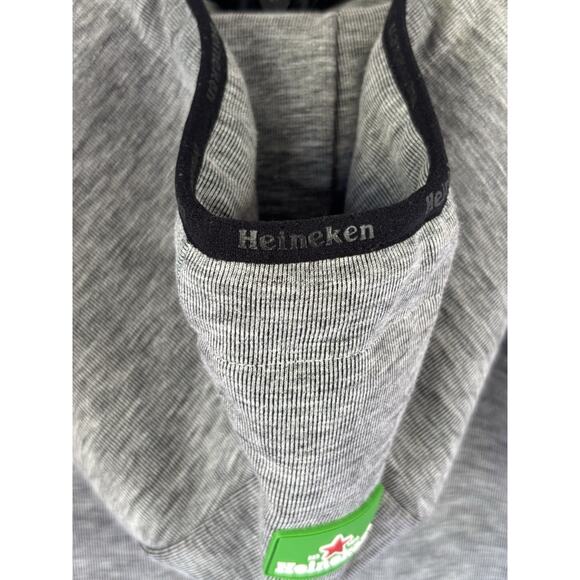 Heineken Official Merchandise Gray Hoodie, Size S, Men’s Casual Jacket - Picture 14 of 16